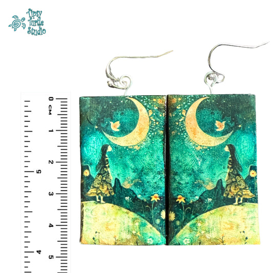 Celestial Stars & Moon Earrings