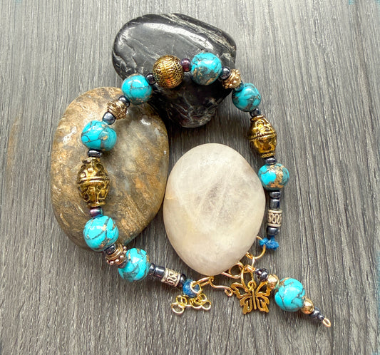 Faux Turquoise Bracelet