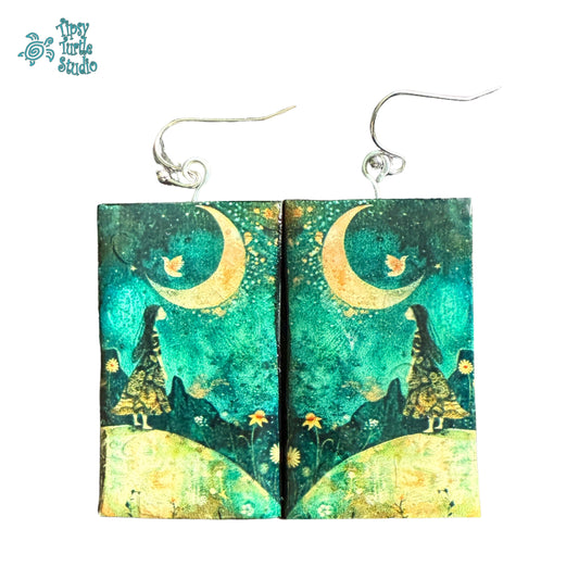 Celestial Stars & Moon Earrings