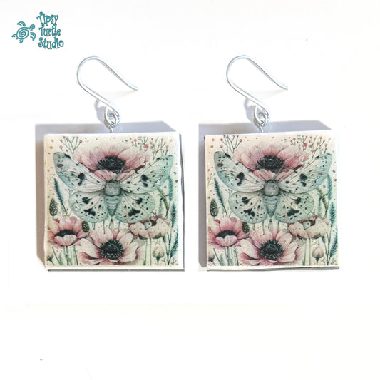 Ethereal Moth Earrings