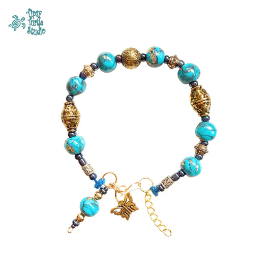 Faux Turquoise Bracelet